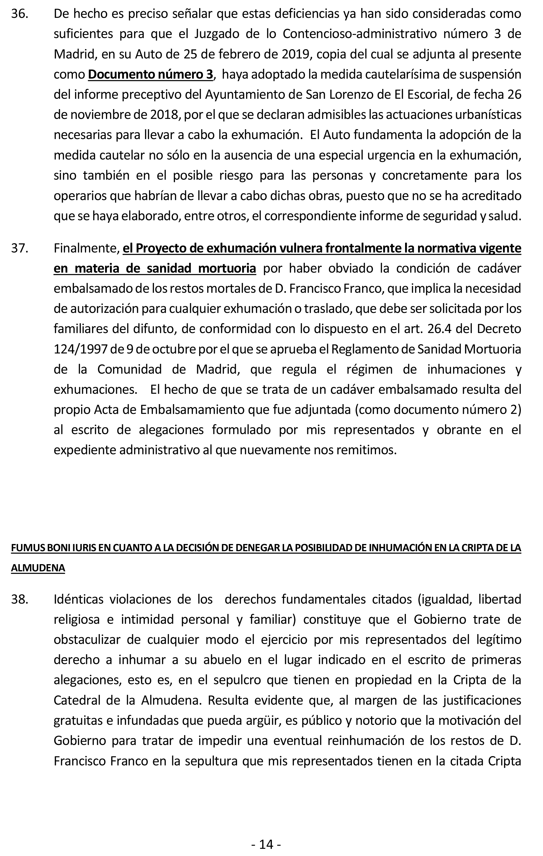 Interposición De Recurso Contencioso-Administrativo Y Solicitud De ...