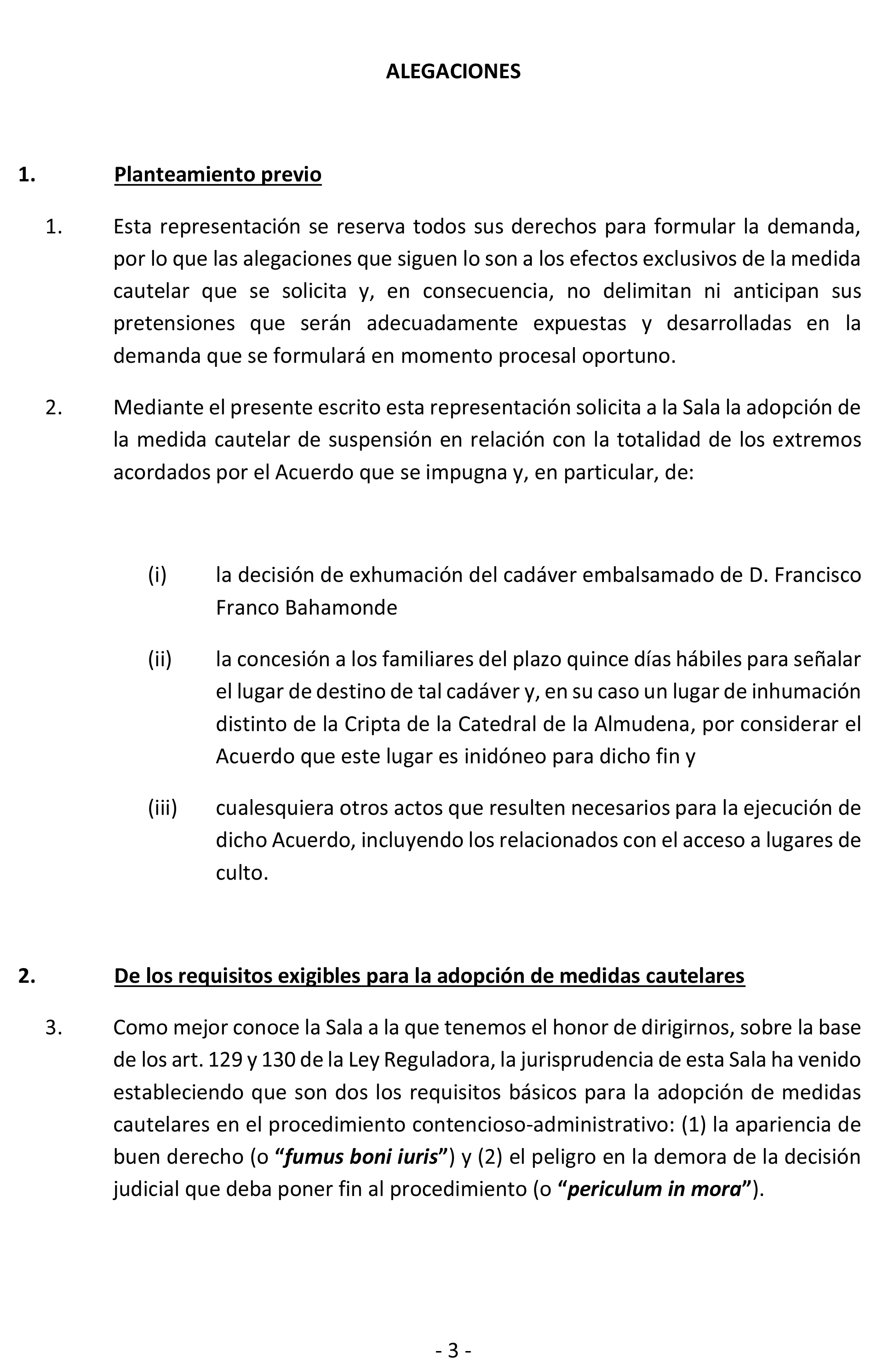 Interposición De Recurso Contencioso-Administrativo Y Solicitud De ...