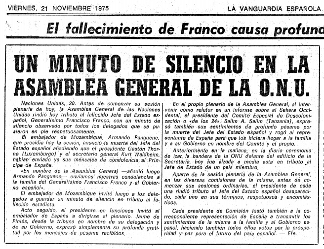 Asamblea_ONU_minuto_silencio_Franco_-_La_Vanguardia_21-XI-1975