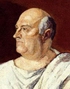 Adriano del Valle, el busto del emperador