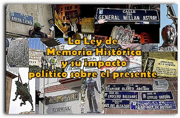 La Ley De Memoria Histórica Y Su Impacto Político Sobre El Presente Fn Francisco Franco 9919