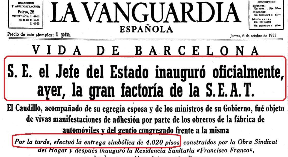 Cuando Franco iba a Cataluña…