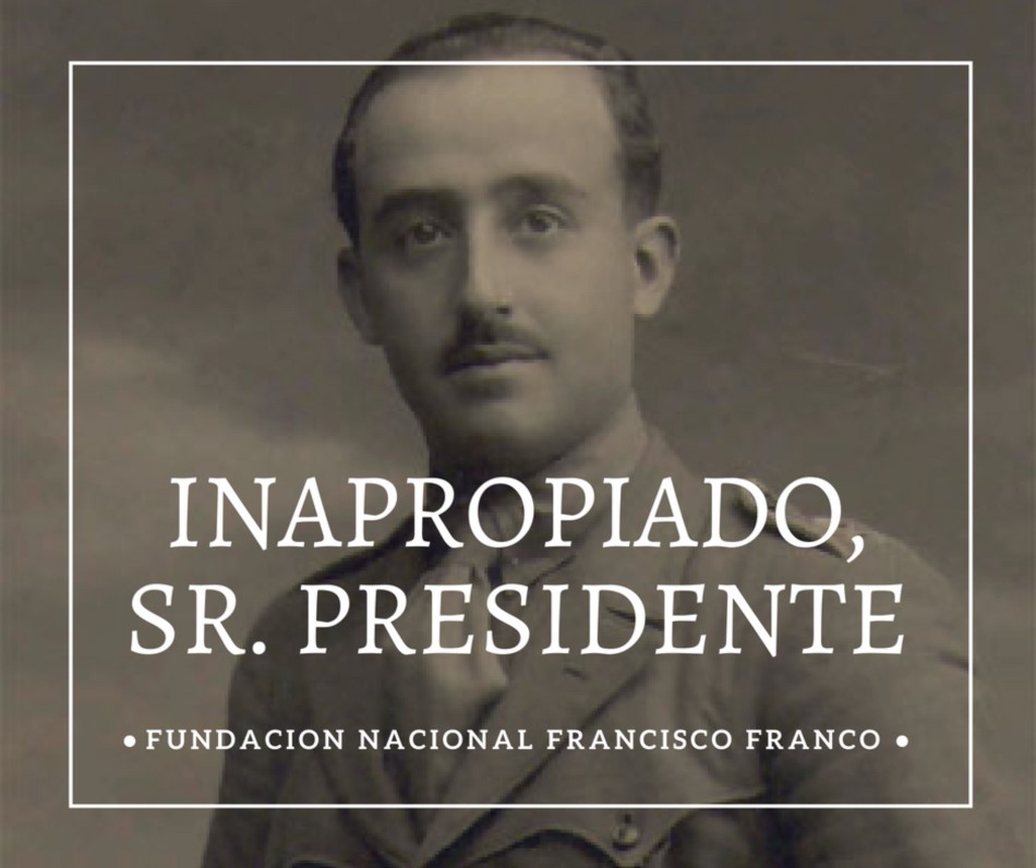 INAPROPIADO, SR. PRESIDENTE