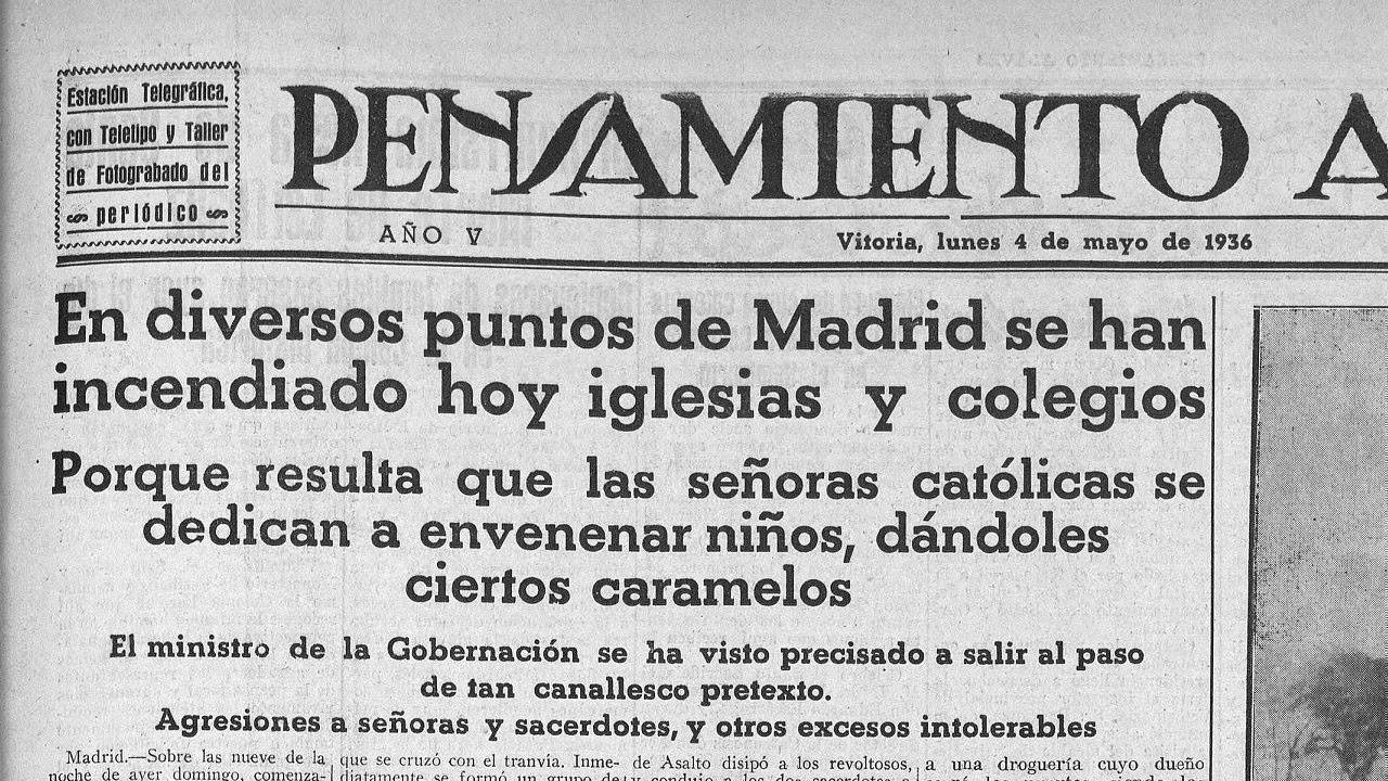 11 de mayo de 1936: Quema de conventos… y de bibliotecas y aulas, por Pío Moa