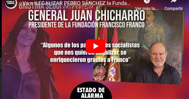 Entrevista en el programa Estado de Alarma al General Juan Chicharro