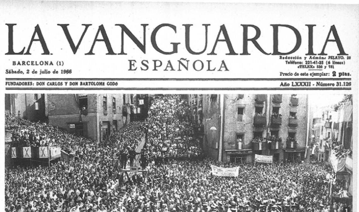 Franco en Cataluña, a través de La Vanguardia