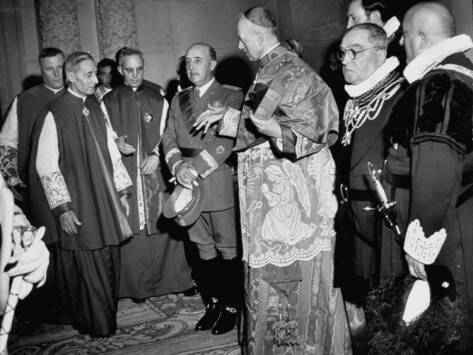 Pensamiento de Franco: Necesaria y deseada coincidencia de la Iglesia Católica y del Estado