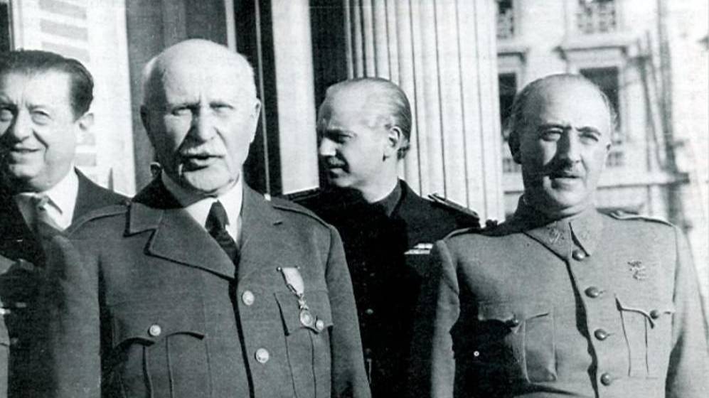 Las relaciones entre Franco y Pétain