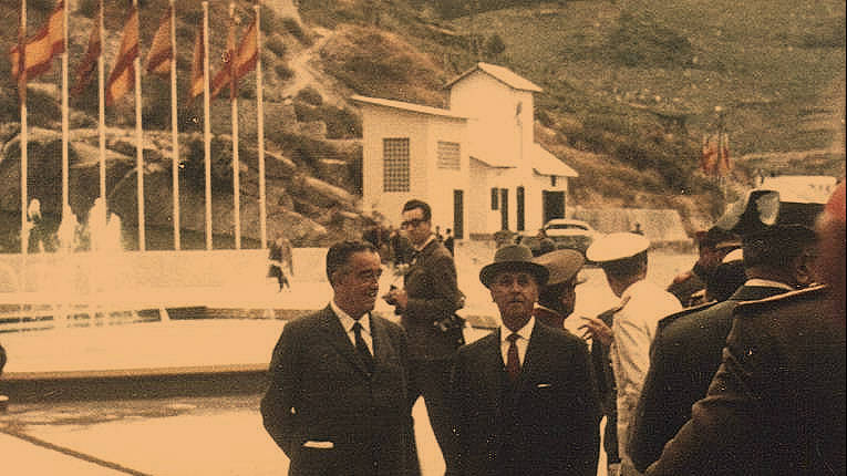 10-09-1963: Otro pantano en Galicia, Salto de Belesar.