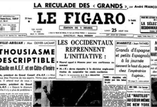 16-12-1963: Declaraciones al diario Le Fígaro