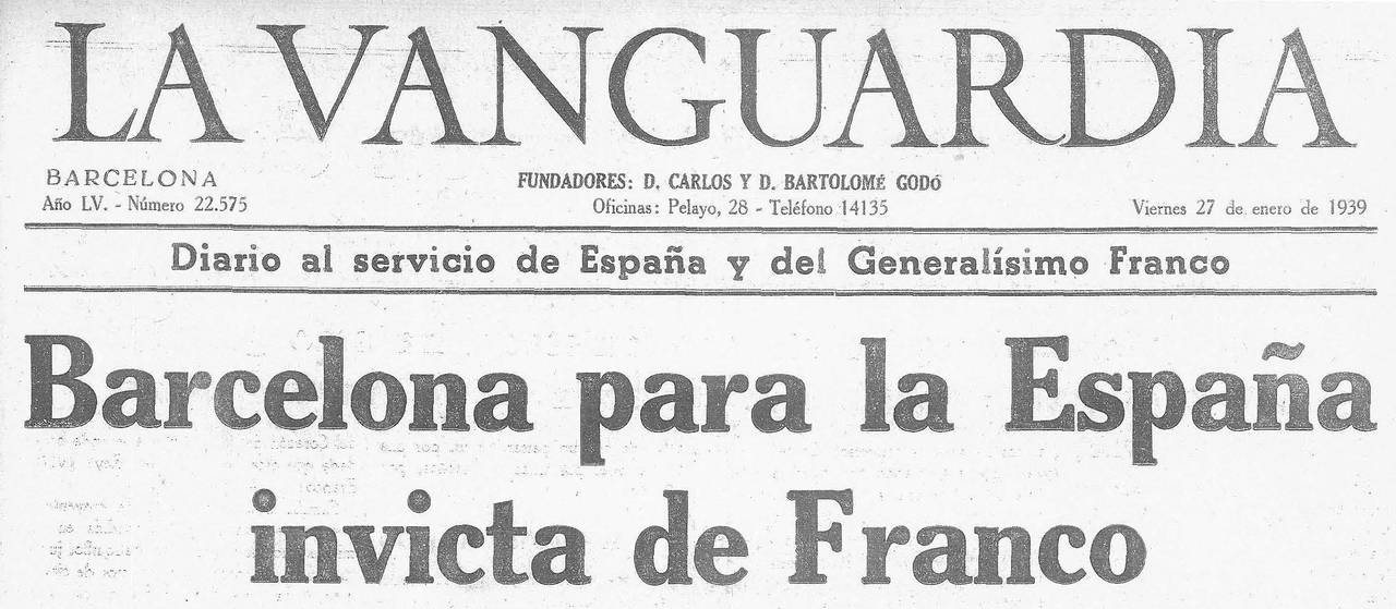 26-01-1939: Barcelona liberada