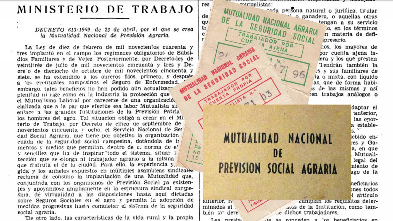 23-04-1959: Se crea la Mutualidad Nacional de Previsión Agraria
