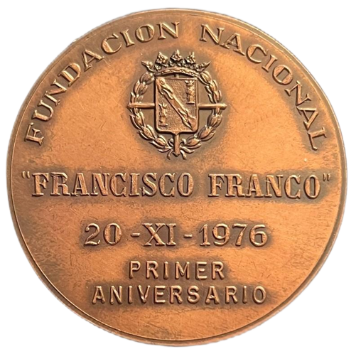 Medalla conmemorativa Franco primer aniversario