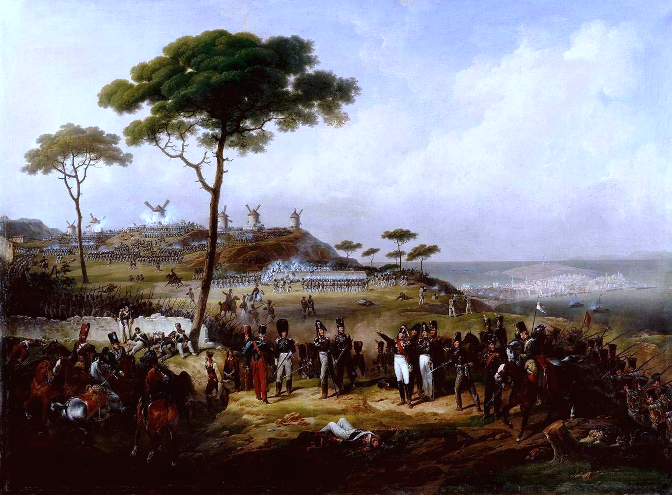 Episodio de la intervención francesa en España en 1823 (1828), por Hippolyte Lecomte (Palacio de Versalles).