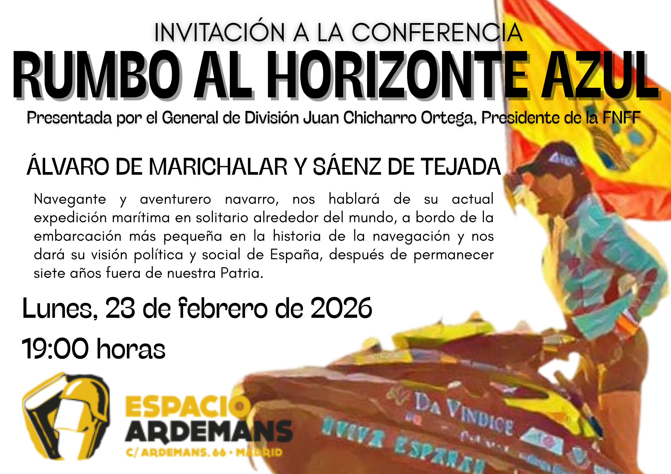 Rumbo al horizonte azul: Conferencia de Álvaro de Marichalar